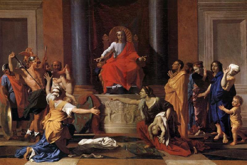 POUSSIN, Nicolas Le jugement de Salomon